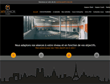 Tablet Screenshot of mycoach-paris.com